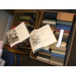 Two boxes of Folio Society books