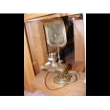 An L B & S C R reproduction oil lamp - fitted for