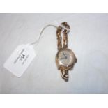 A ladies 9ct Rolex wristwatch