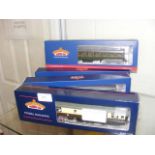 Four boxed Bachmann coaches