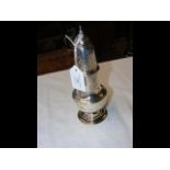 A silver baluster spice shaker - approx. weight 4.