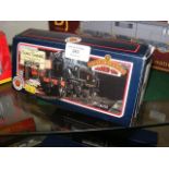 A boxed Bachmann locomotive