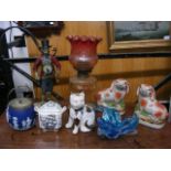A selection of collectable ceramic and glassware etc