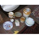 Various collectable ceramicware including Burleigh