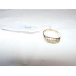 An 18ct gold diamond ring