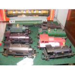 Selection of eight unboxed locos