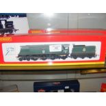 A boxed Hornby loco and tender - R2221