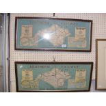 Two original Southern Railway advertising posters