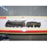 A boxed Hornby loco and tender - R3010