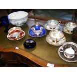 Various cups and saucers, Wedgwood 'Chinese Legend