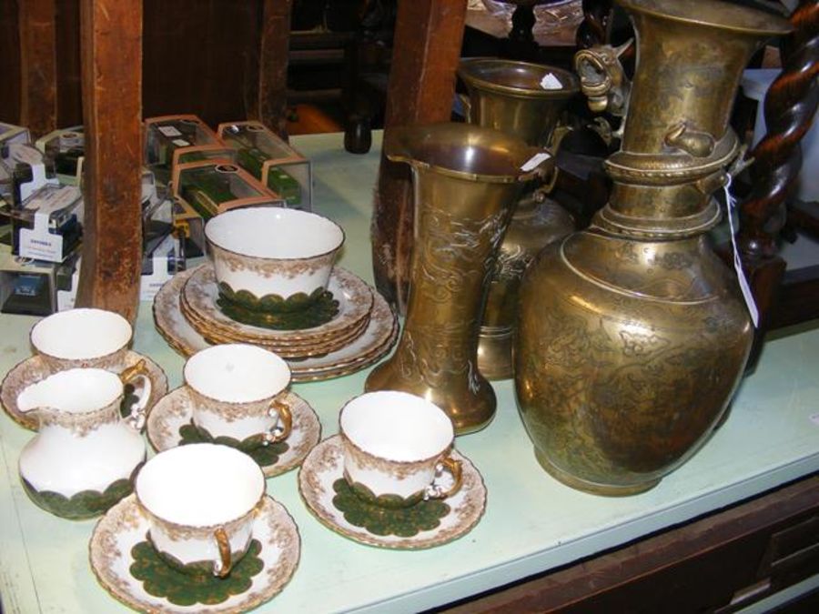 A quantity of Aynsley cups, saucers and plates, to