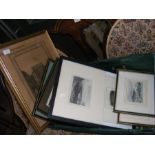 Collection of framed and glazed pictures, includin