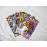 A selection of Marvel comics including Avengers We