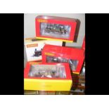 Four boxed Hornby locomotives