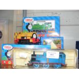 A boxed Thomas The Tank Engine Train, accessories,