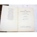 Captain W E Johns 'The Rescue Flight' - signed in