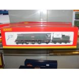 A boxed Hornby loco and tender - R2218