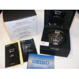 A Seiko 'Astron' GPS Solar gent's wrist watch with original box
