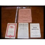 A 1945 Arsenal Football Club Official programme -