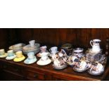 A selection of tea cups, saucers and plates etc