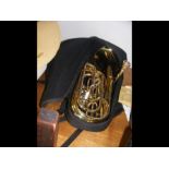 A Wessex tenor horn in soft case complete with mo