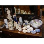 An assortment of ceramic ware including Royal Cope