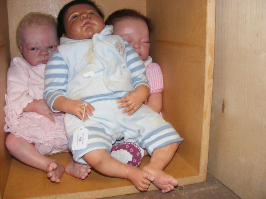 Three Heirloom quality Reborn Baby Dolls