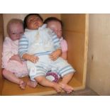 Three Heirloom quality Reborn Baby Dolls