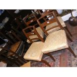 Eight assorted early 20th century chairs