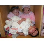 Three Heirloom quality Reborn Baby Dolls