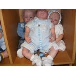 Three Heirloom quality Reborn Baby Dolls