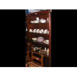 A reproduction mahogany bookcase - width 92cms