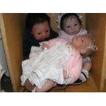 Three Heirloom quality Reborn Baby Dolls