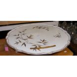 A Minton bamboo pattern Lazy Susan - diameter 56cm