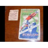 A Blackpool vs Manchester United 1948 Final Tie fo