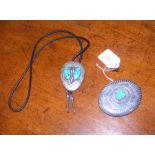 An interesting Navajo Tommy Singer Kingman turquoi