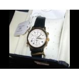 A boxed Seiko Gold Collection 9ct gold gent's chro