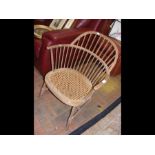 An antique hoop back chair - for restoration
