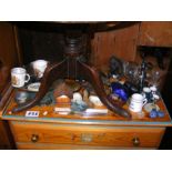 Assorted collectables including miniature Cloisonn