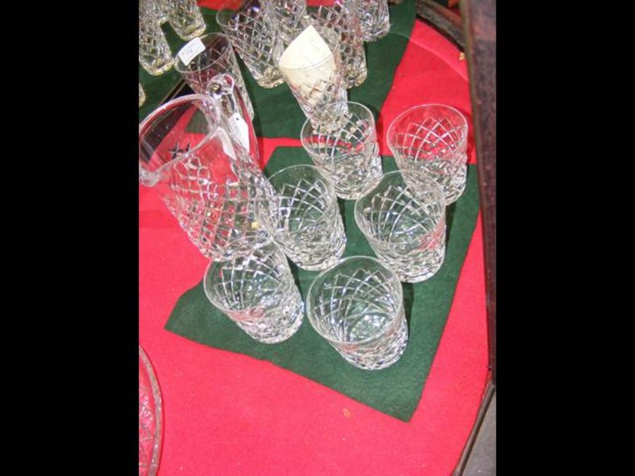 A set of six Waterford cut glass tumblers 'Tyrone