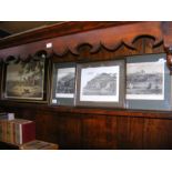 Three framed and glazed Brannon engravings of Isle