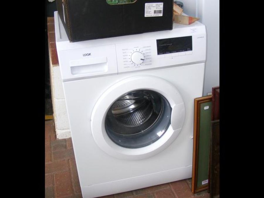 A Logik front loading washing machine