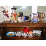 Various collectable ceramicware including toby jug
