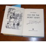 Enid Blyton 'Fun for the Secret Seven', signed by