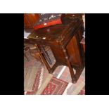 A 19th century clerks desk with rising sloped top