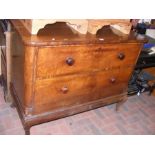 A two drawer chest - width 123cms