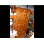 A two door wardrobe - width 100cms