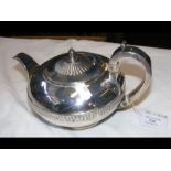 A Georgian silver teapot - London 1813 - by Emes &