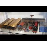 A selection of early Hornby 0 gauge carriages incl