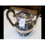 A Georgian silver coffee pot - London 1825 - 22 tr